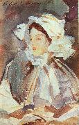 John Singer Sargent Lady in a Bonnet USA oil painting artist